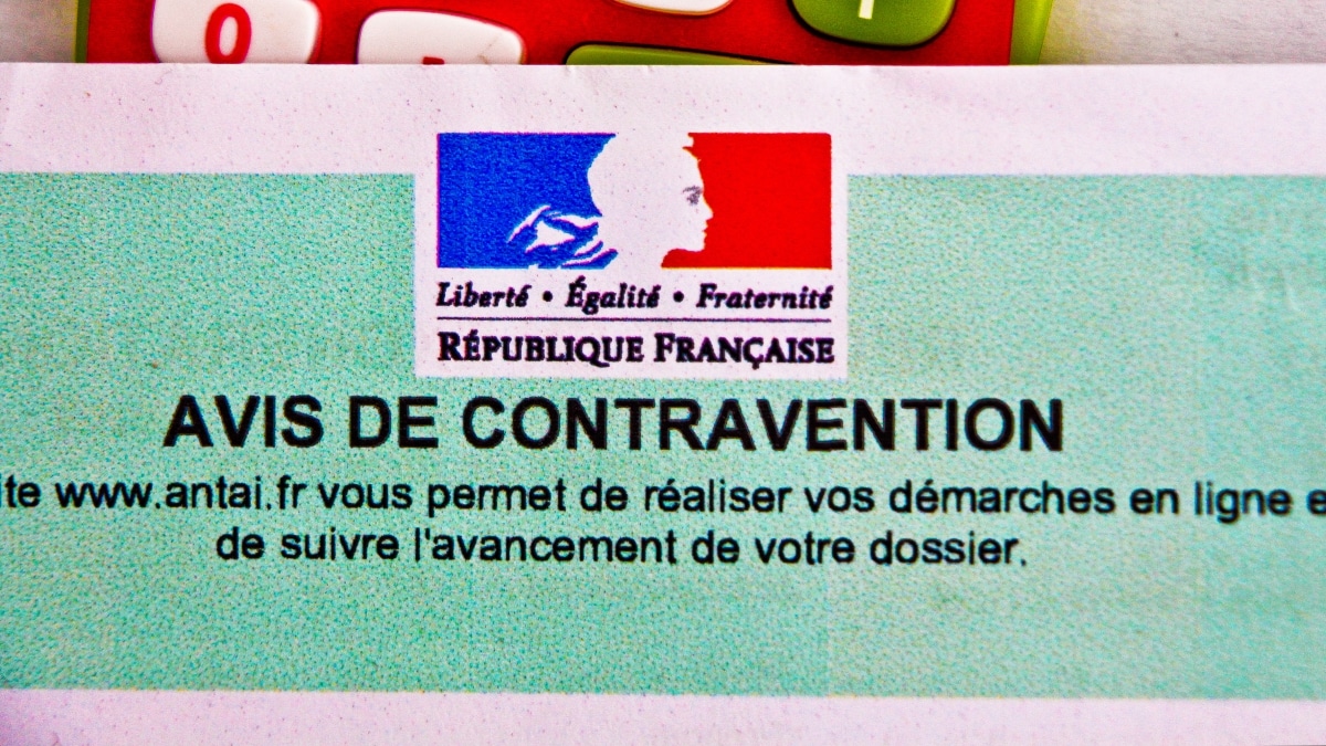 Avis de contravention