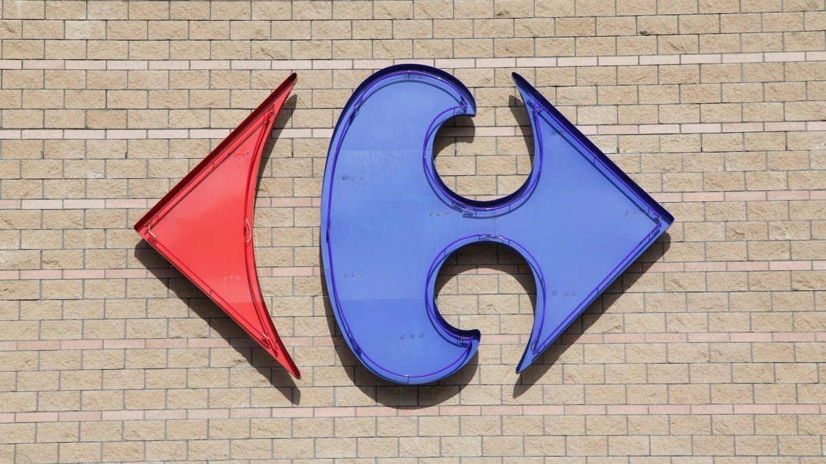 Supermarché logo Carrefour