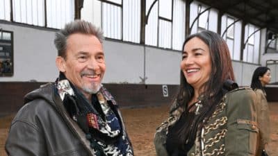 Florent Pagny et sa femme Azucena