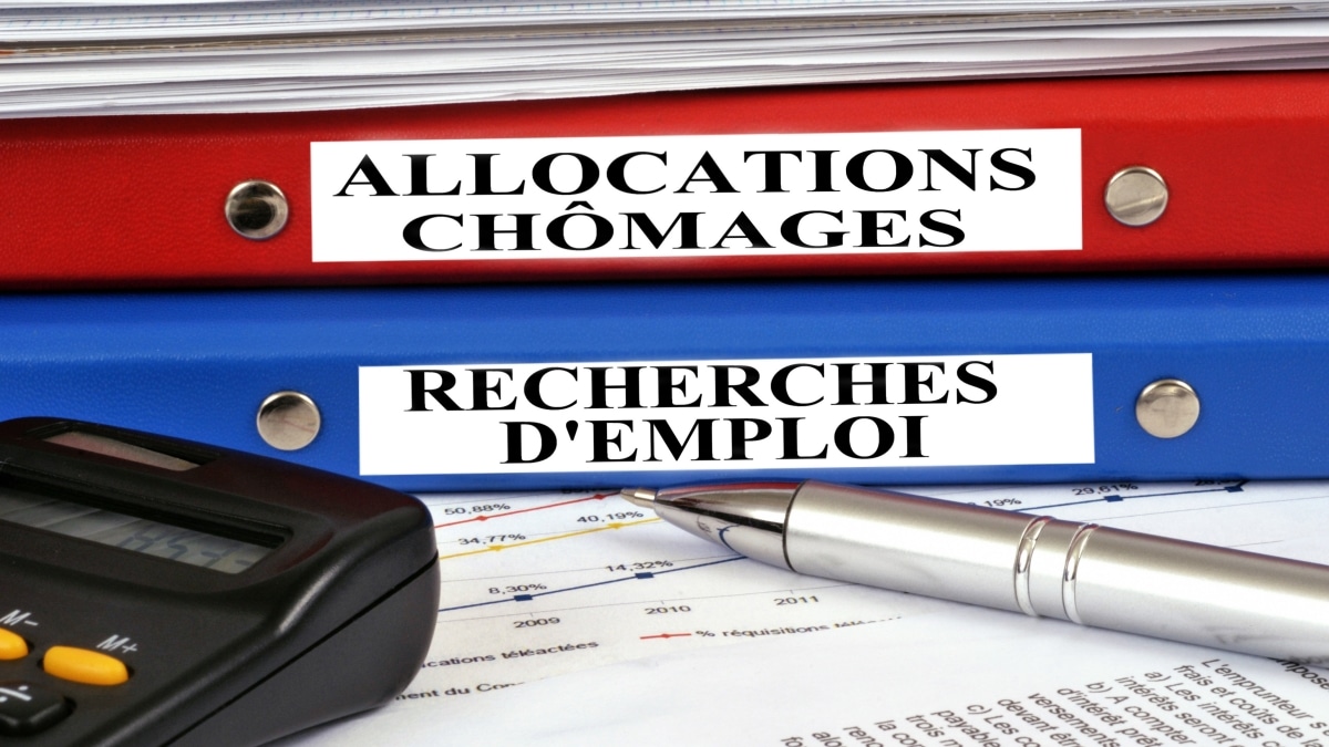 Photo d'un dossier d'allocations Chômages