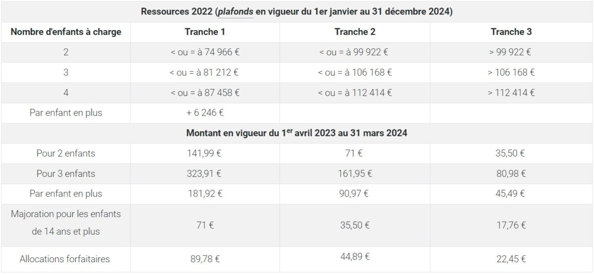 Prestations Familiales 2024 : Les Plafonds De Ressources à Connaître ...