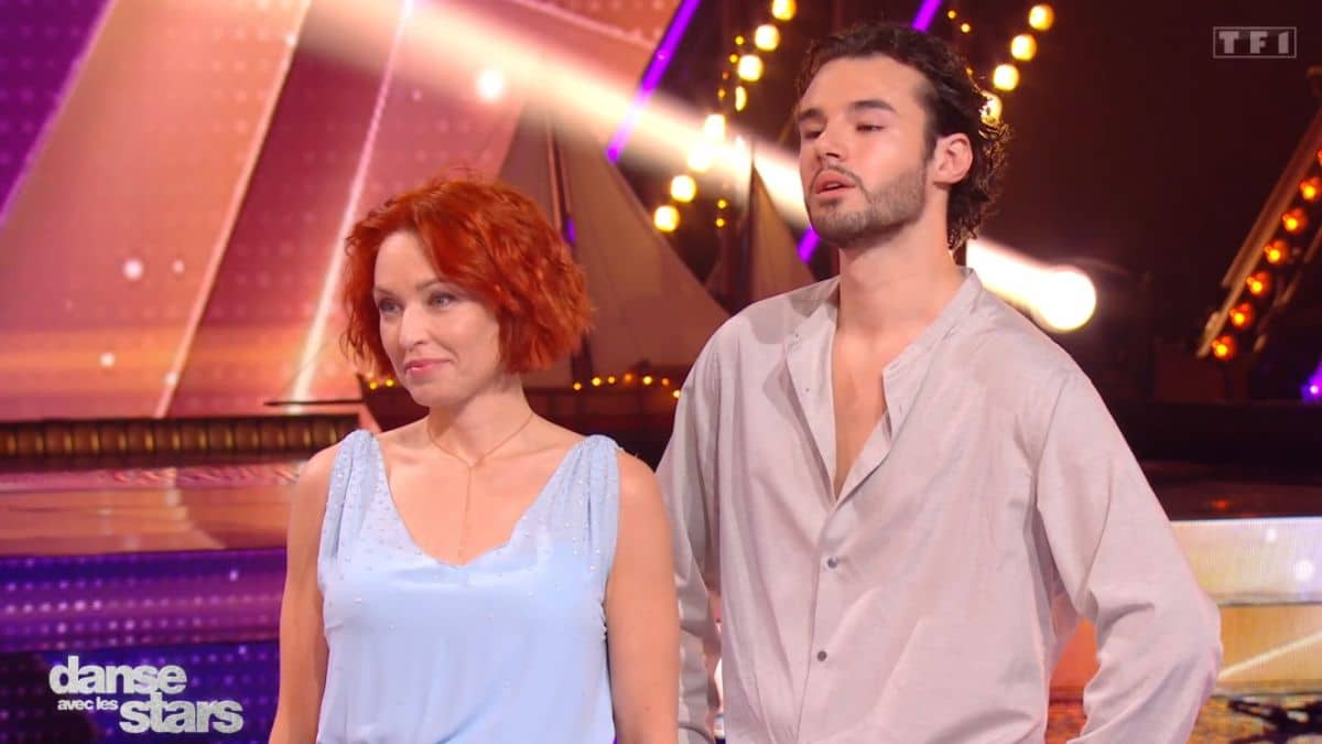 Natasha St-Pier et Anthony Colette sur le parquet de Danse avec les stars le 8 mars 2024