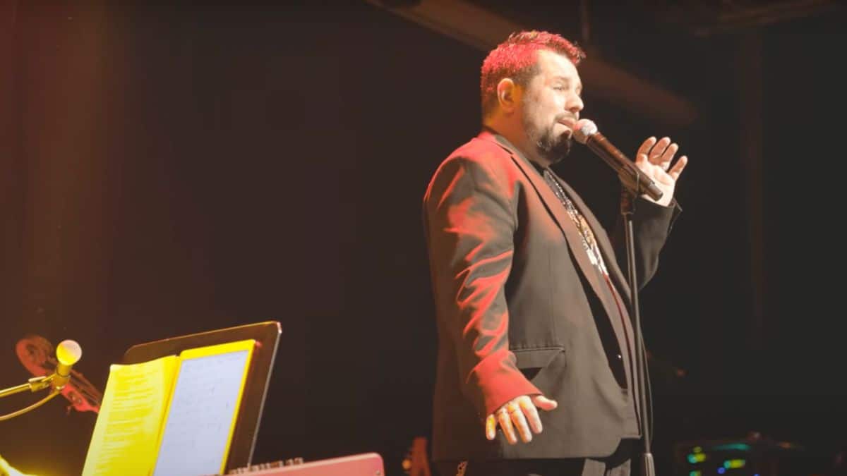 Aurélien Vivos en concert à Crans-Montana, en janvier 2024