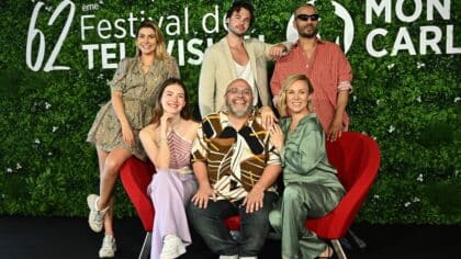 Candice Pascal, Anthony Colette, Hakim Ghorab, Elsa Bois, Yoann Riou et Emmanuelle Berne, de Danse avec les stars, en 2023