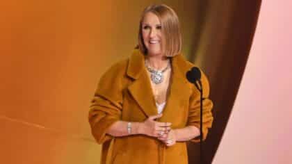 Céline Dion lors des Grammy Awards 2024