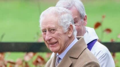 Charles III à Sandringham, en février 2024