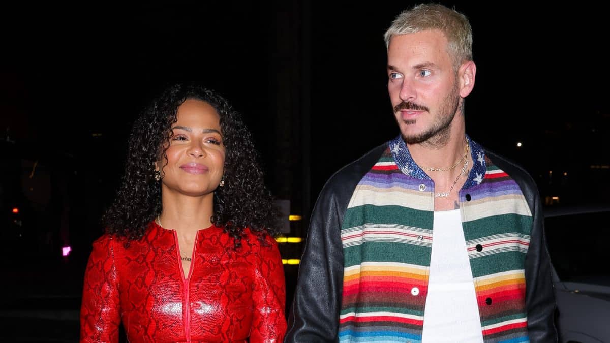 Christina Milian et Matt Pokora en janvier 2024