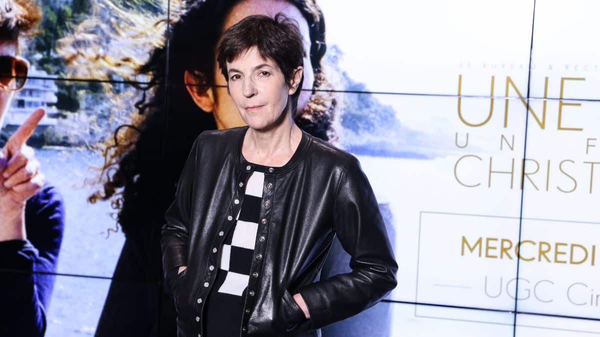 Christine Angot le 6 mars 2024, à l'avant-première de son film, La Famille