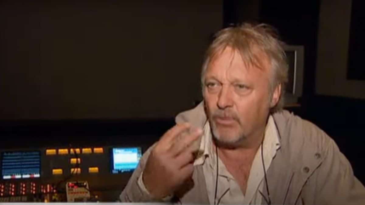 Daniel Beretta au studio pour le doublage du film Expendables, en 2010