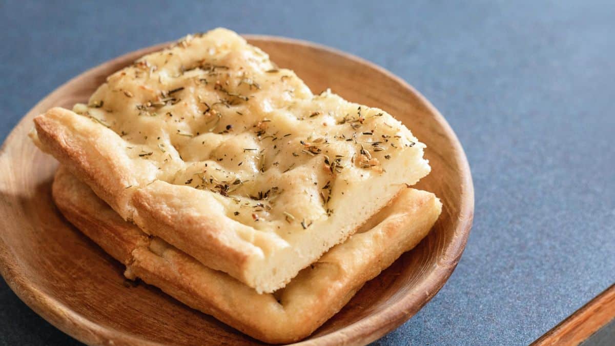 Gare à cette focaccia à l'origan