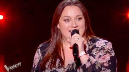 Sandra lors de son audition dans The Voice 13