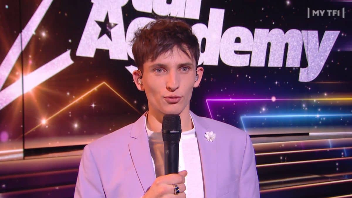 Victorien Breux le 3 décembre 2023, dans la saison 11 de la Star Academy