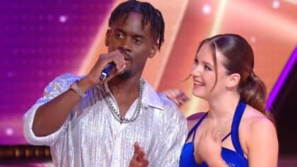 Black M et Elsa Bois dans DALS le 22 mars 2024