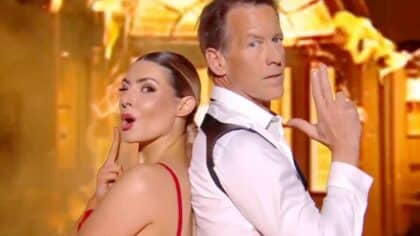 Candice Pascal et James Denton sur le parquet de DALS