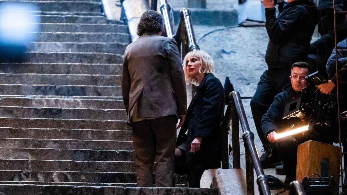 Joaquin Phoenix et Lady Gaga sur le tournage de Joker : Folie à deux