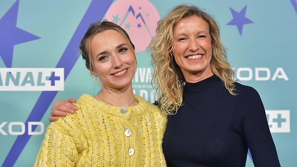 Chloé Jouannet et Alexandra Lamy en janvier 2024