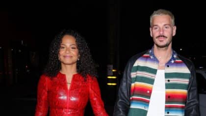 Christina Milian et Matt Pokora en janvier 2024