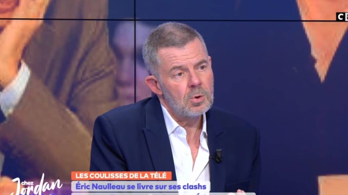 Éric Naulleau sur le plateau de Jordan De Luxe