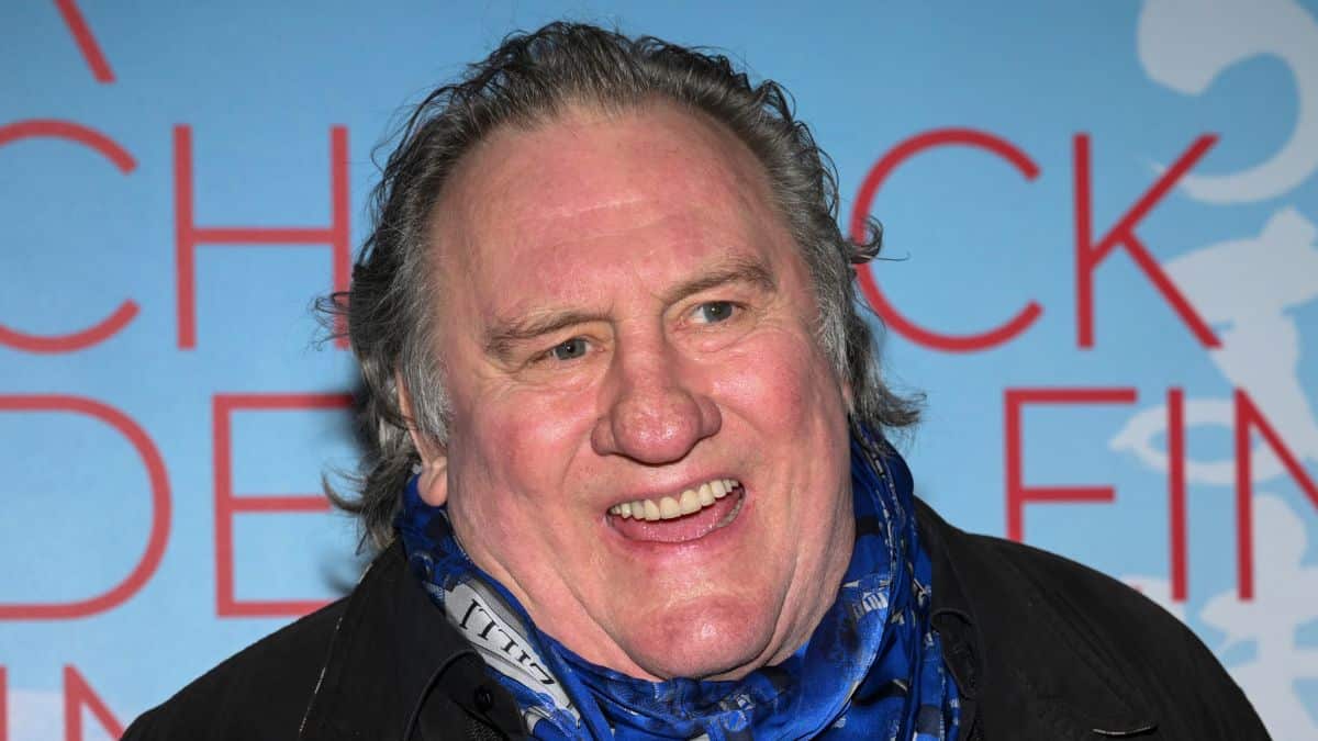 Gérard Depardieu en janvier 2023