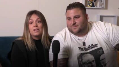 Daniela et Nico Capone lors d'une interview en 2023