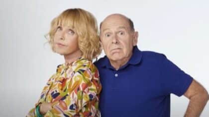 Fanny Cottençon et Didier Bénureau jouent Christine et Gilbert dans Scènes de ménages