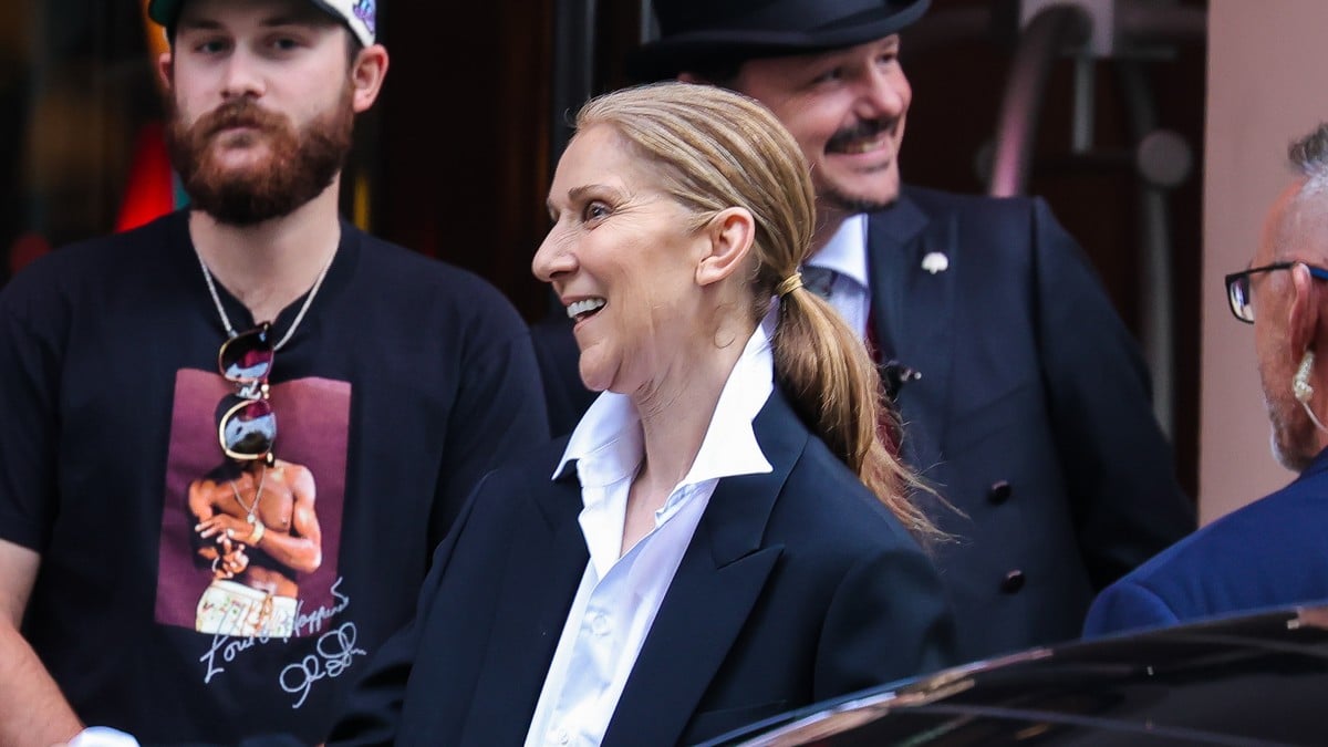 Céline Dion au Louvre