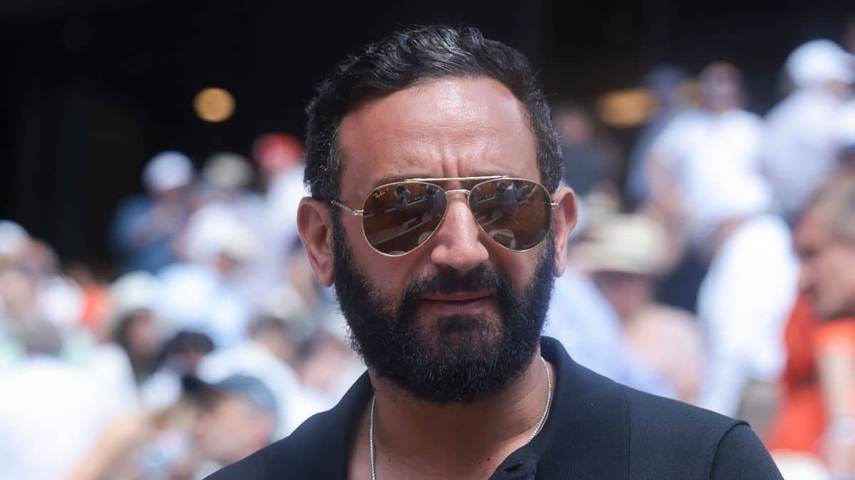 Cyril Hanouna pendant le tournoi Roland-Garros en 2023