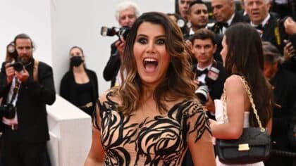 Karine Ferri à Cannes en mai 2022