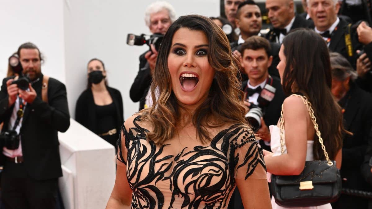 Karine Ferri à Cannes en mai 2022