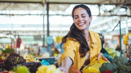 Les prix des fruits et légumes ont baissé depuis l'an dernier.