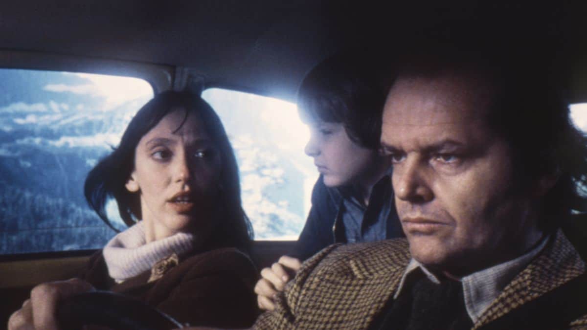 Shelley Duvall avec Jack Nicholson lors du tournage de Shining