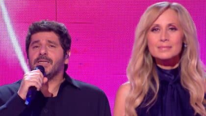 Patrick Fiori et Lara Fabian dans The Voice Kids