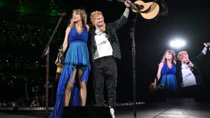 Taylor Swift et Ed Sheeran le 15 août 2024