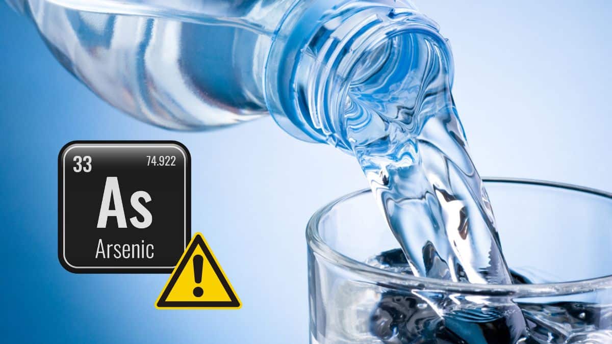 De l'eau minérale contaminée à l'arsenic