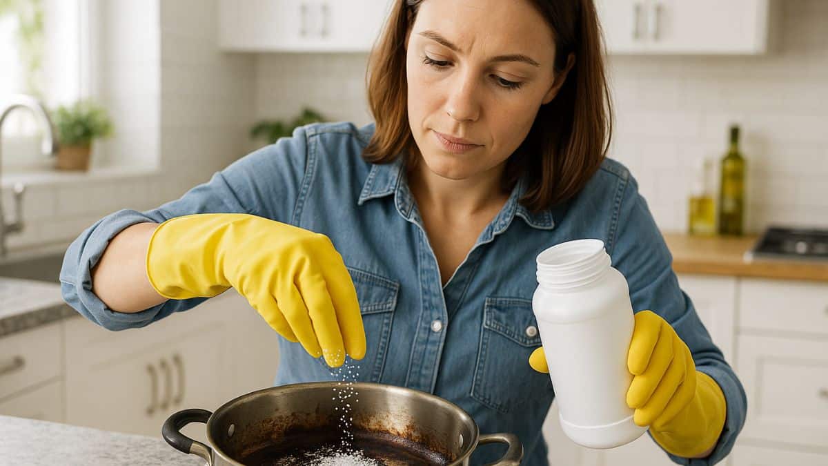 Les cristaux de soude font des merveilles sur les vieilles casseroles