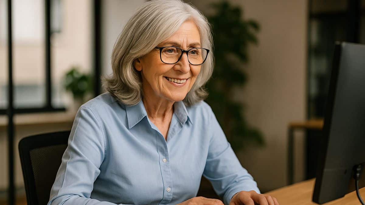 Une dame opte pour le cumul emploi-retraite