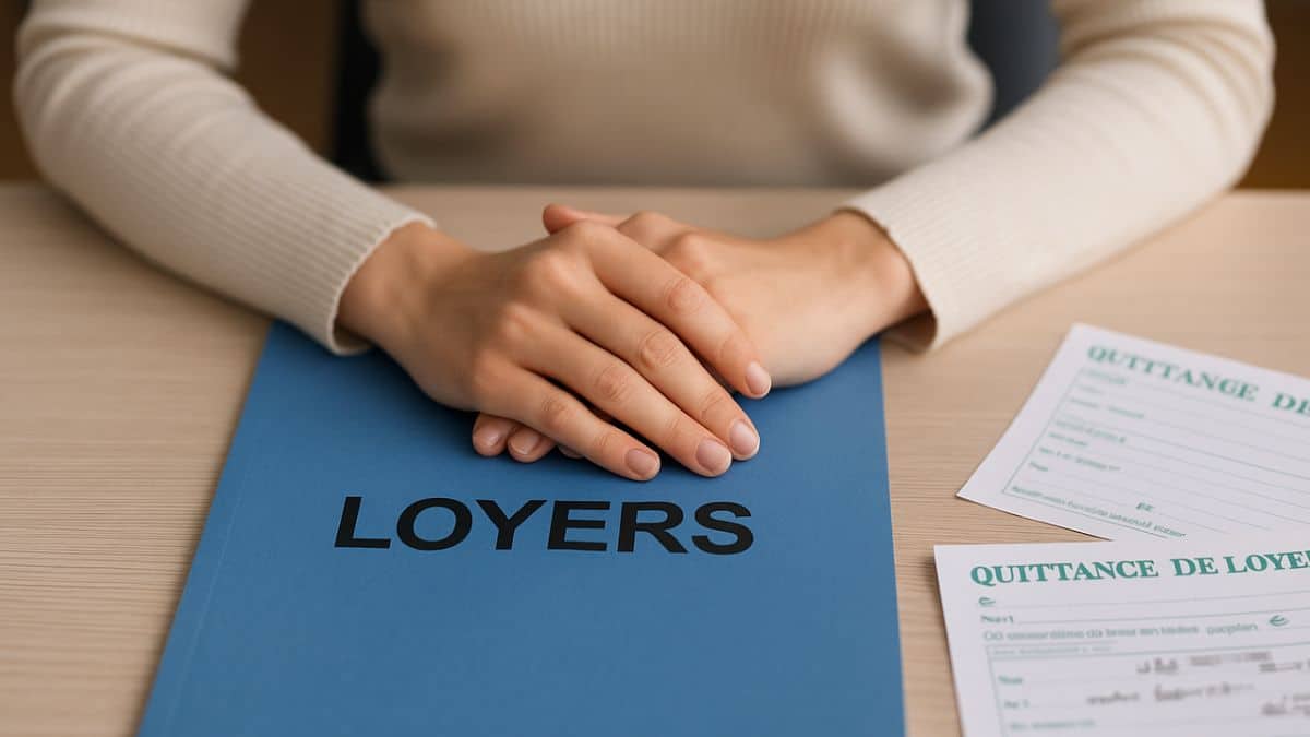 Une femme gère ses démarches administratives et son loyer