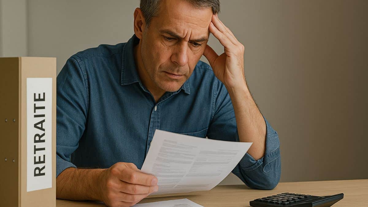 Un homme tente de calculer son taux de remplacement