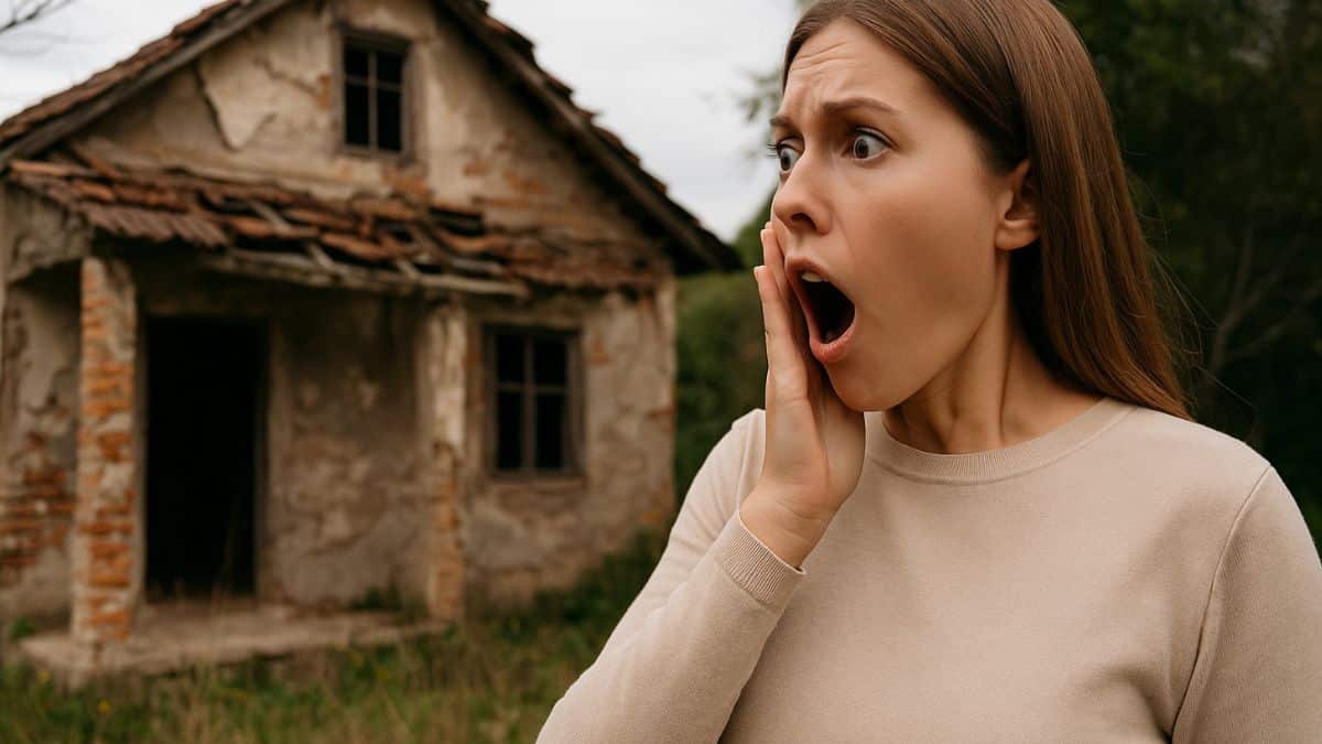 Une femme choquée découvre une maison délabrée au lieu de la location de vacances attendue.