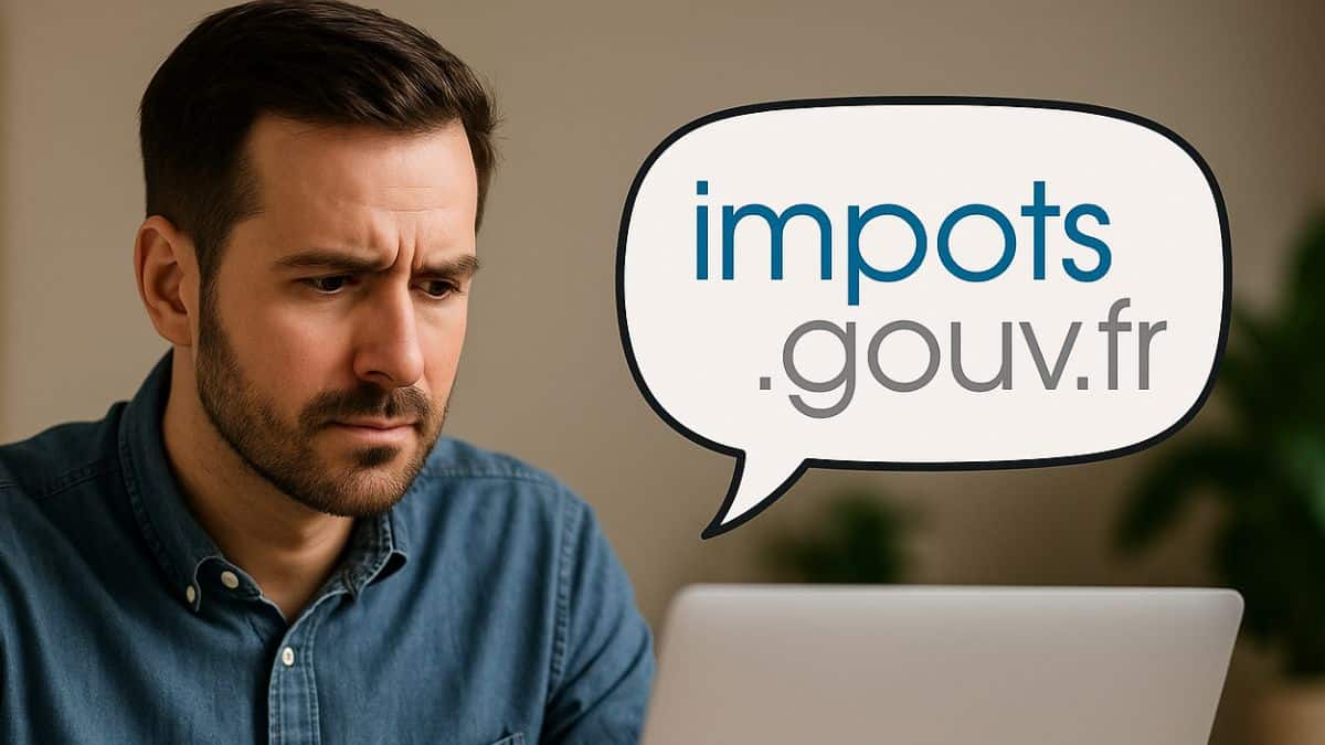 Un homme attend un remboursement des impôts en 2025.