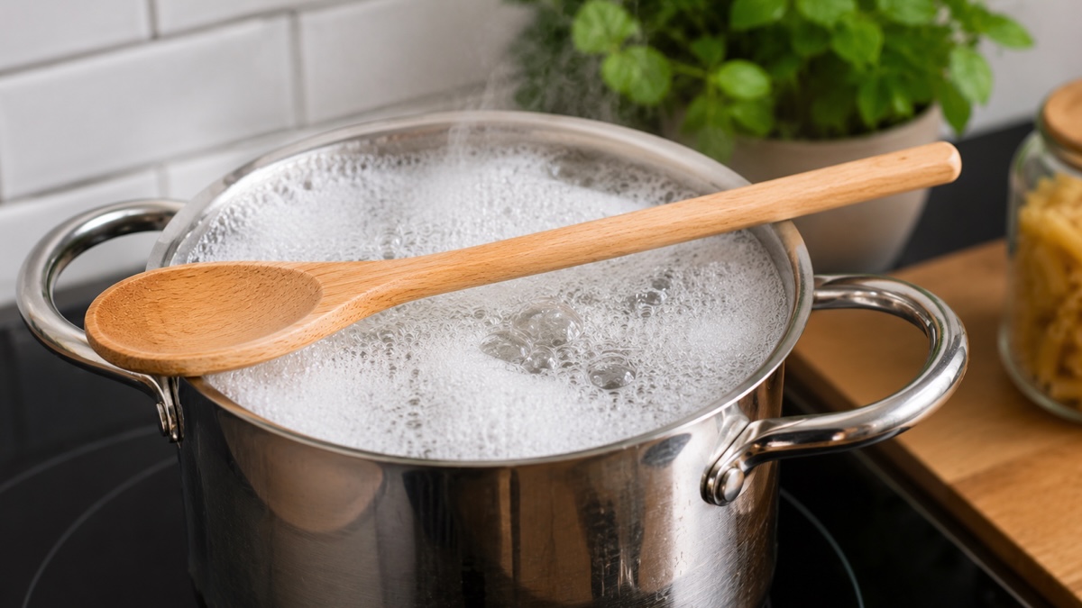 cuillère en bois casserole