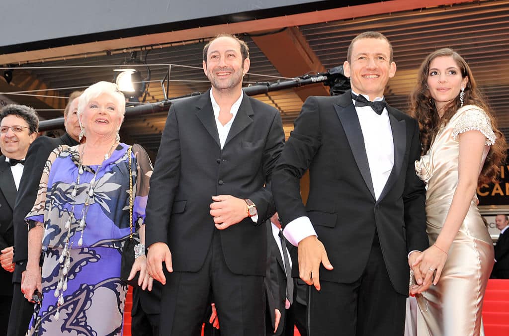 Line Renaud, Kad Merad, Dany Boon et son épouse Yaël, à la première du film Bienvenue chez les ch'tis