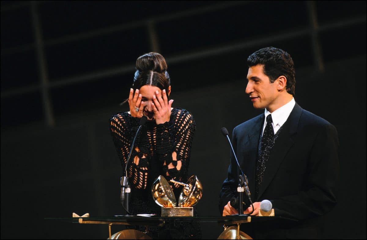 Zazie et Nagui aux Victoires de la Musique en 1993