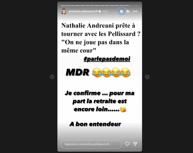 Amandine Pellissard répond à Nathalie Andreani : « Parle pas de moi »