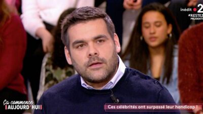 Le journaliste Matthieu Lartot sur France 2