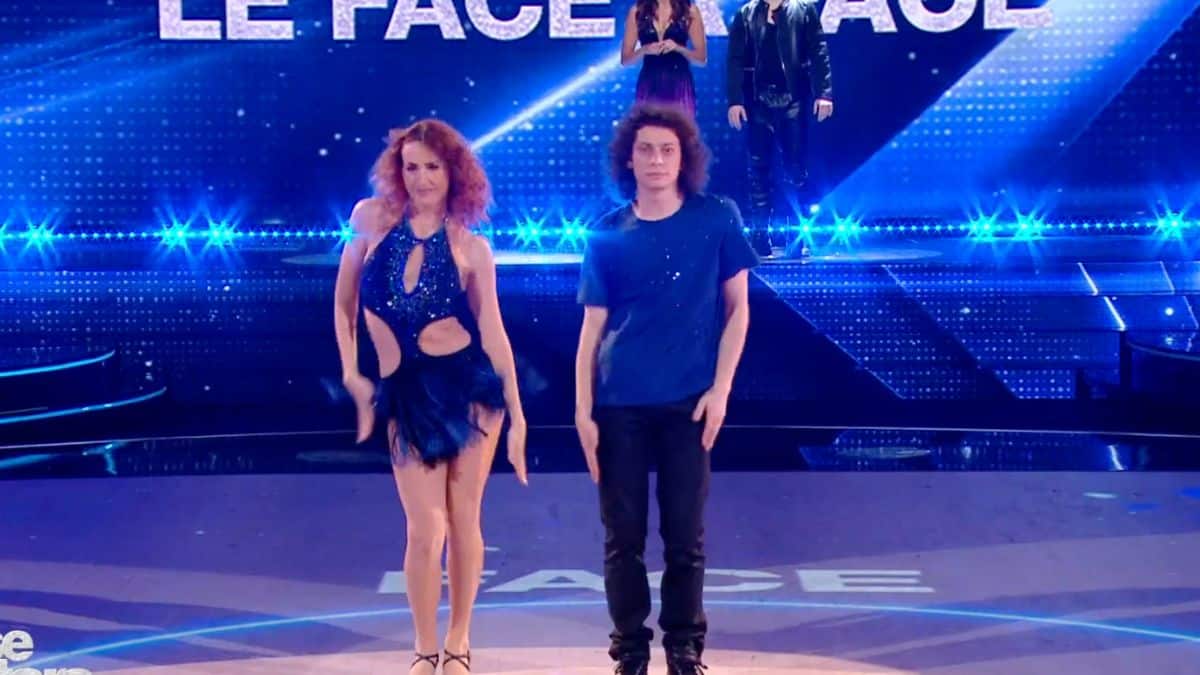 Ana Riera et Roman Doduik lors du face-à-face de Danse avec les stars