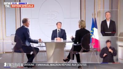 Emmanuel Macron sur BFMTV