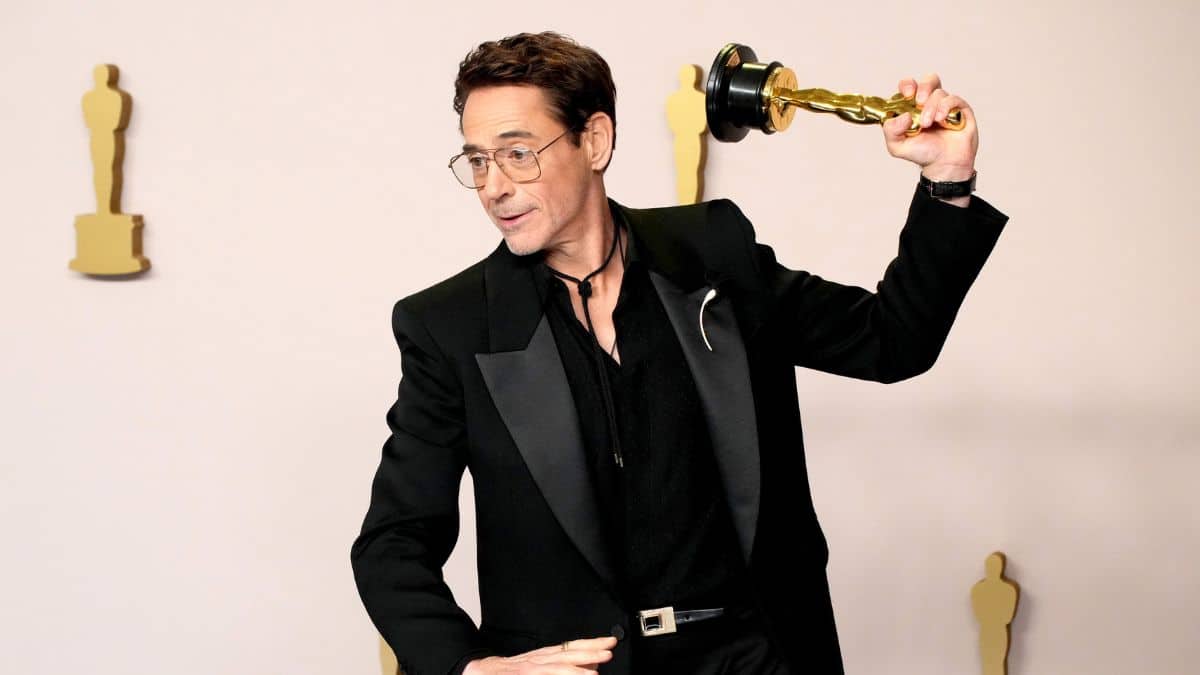 Robert Downey Jr. le 10 mars 2024, durant la cérémonie des Oscars