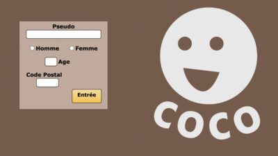 L'interface du chat en ligne Coco