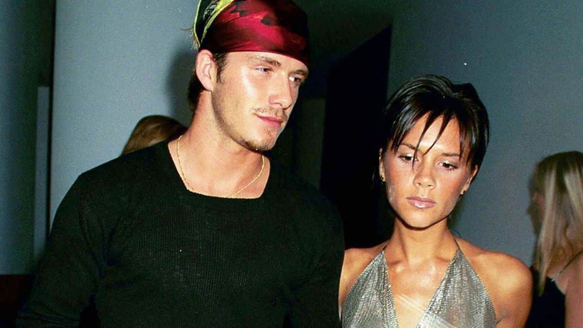 David et Victoria Beckham en 1999